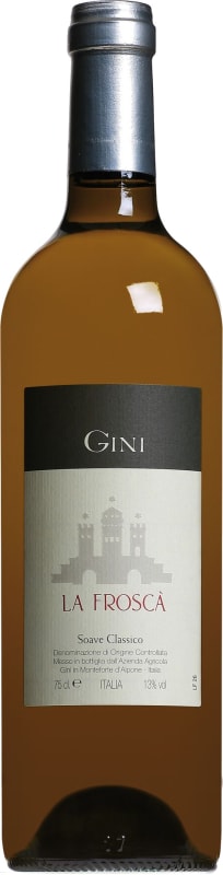 Gini Soave Classico La Frosca 2015 Front Bottle Shot