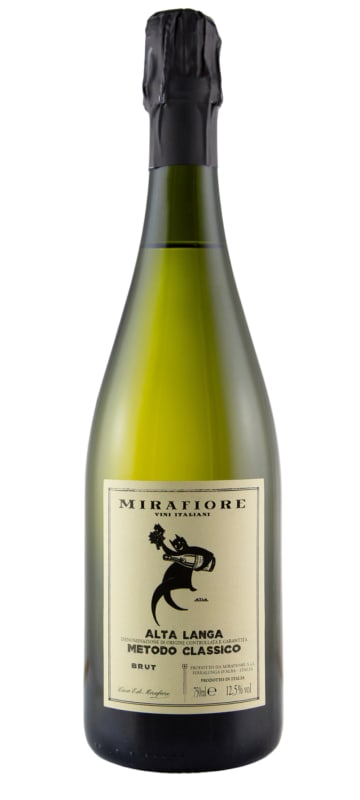 Mirafiore Alta Langa Brut 2018 Front Bottle Shot