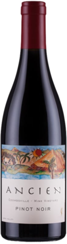 Ancien Wines Mink Vineyard Pinot Noir 2016 Front Bottle Shot