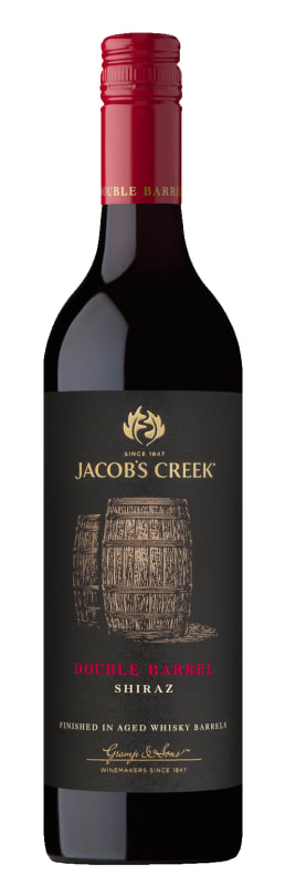 Jacob's Creek Double Barrel Shiraz 2022 Front Bottle Shot