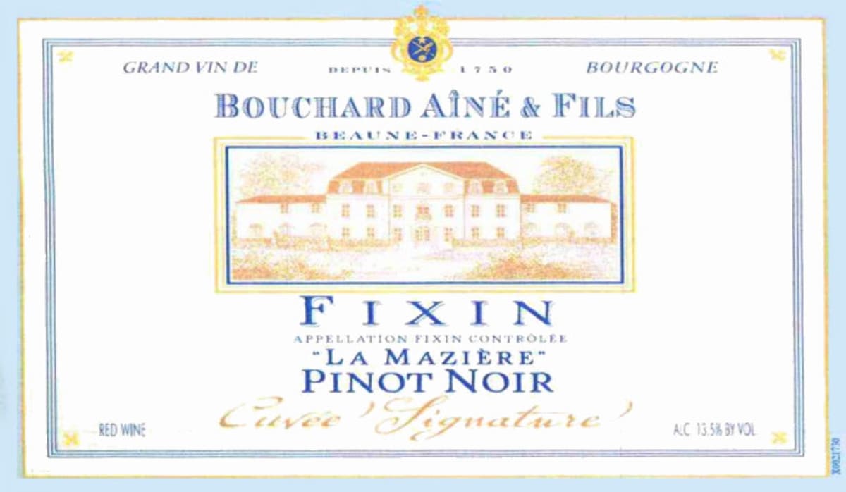 Bouchard Aine & Fils Fixin La Maziere 2007 Front Label
