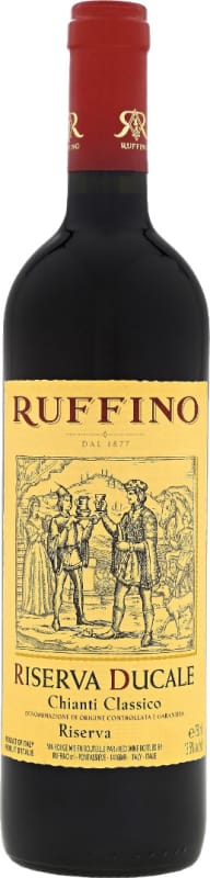 Ruffino Ducale Chianti Classico Riserva (375ML half-bottle) 2014 Front Bottle Shot