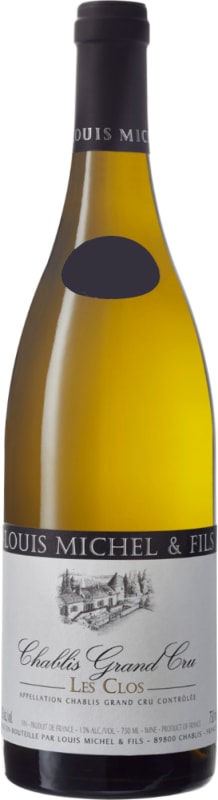Louis Michel Chablis Les Clos Grand Cru 2021 Front Bottle Shot