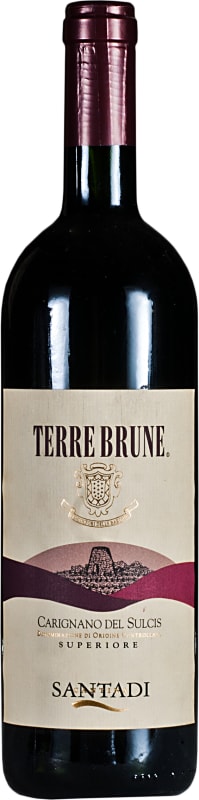 Santadi Terre Brune Carignano del Sulcis Superiore 2014 Front Bottle Shot