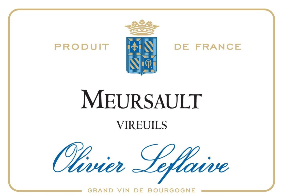 Olivier Leflaive Meursault Les Vireuils 2012 Front Label