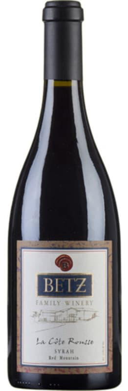 Betz Family Winery La Cote Rousse Syrah 2016 Front Bottle Shot