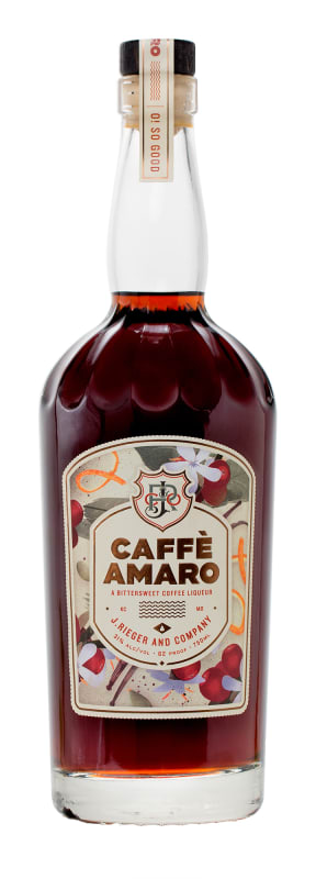 Rieger Caffe Amaro Liqueur Front Bottle Shot