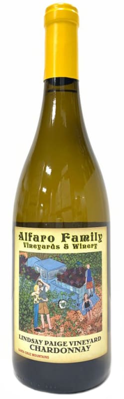 Alfaro Family Lindsay Paige Vineyard Chardonnay 2021 Front Bottle Shot