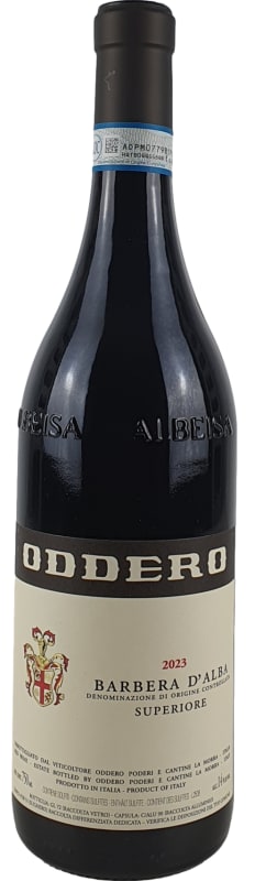 Oddero Barbera d'Alba Superiore 2023 Front Bottle Shot