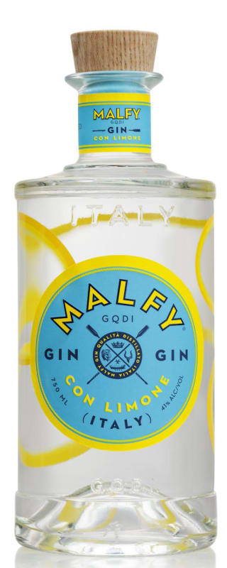 Malfy Com Limone Gin Front Bottle Shot