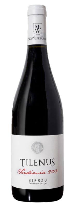 Bodegas Estefania Tilenus Joven Vendimia Mencia 2019 Front Bottle Shot