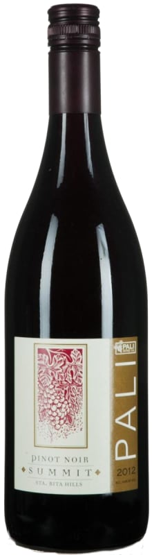 Pali Wine Co Summit Pinot Noir 2012 Front Bottle Shot