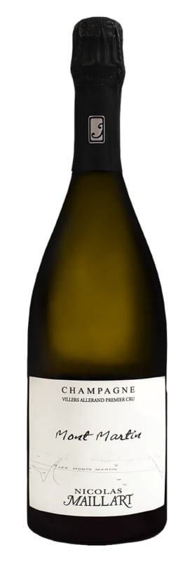 Nicolas Maillart Mont Martin Premier Cru Extra Brut 2019 Front Bottle Shot
