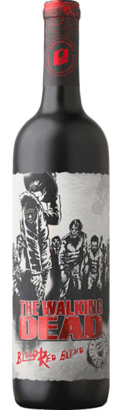 The Walking Dead Blood Red Blend 2017 Front Bottle Shot