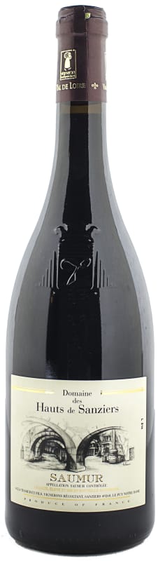 Hauts De Sanziers Saumur Red 2016 Front Bottle Shot