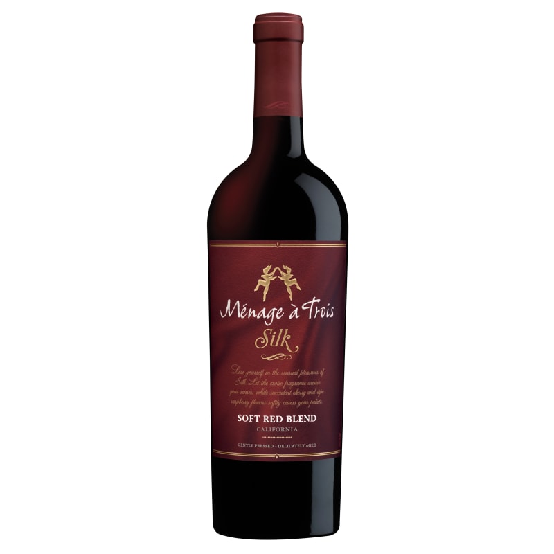 Menage a Trois Silk Soft Red Blend 2020 Front Bottle Shot