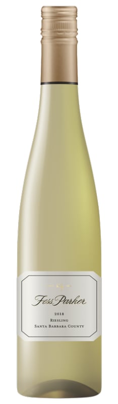 Fess Parker Santa Barbara Riesling 2018 Front Bottle Shot