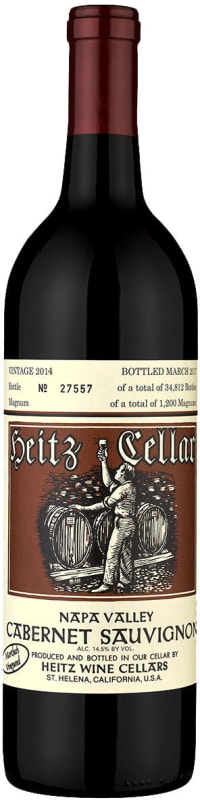 Heitz Cellar Martha's Vineyard Cabernet Sauvignon 1991 Front Bottle Shot