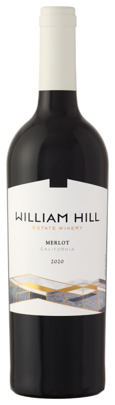 William Hill California Merlot 2021 Front Bottle Shot