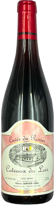 Pascal Janvier Coteaux du Loir Cuvee du Rosier Rouge 2025 Front Bottle Shot