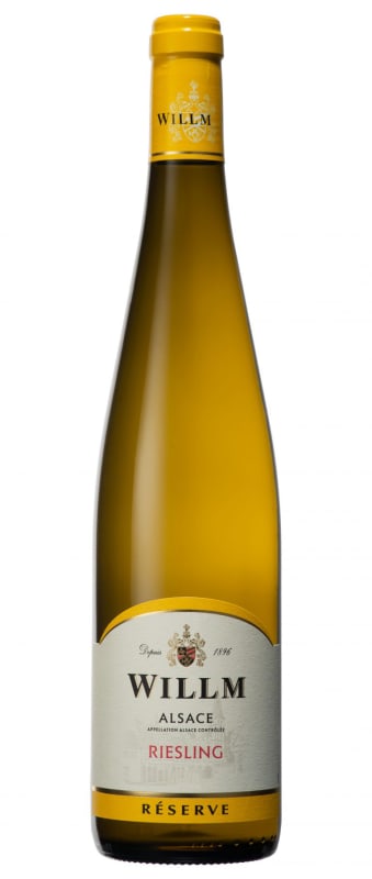 Willm Reserve Riesling 2021 Front Bottle Shot