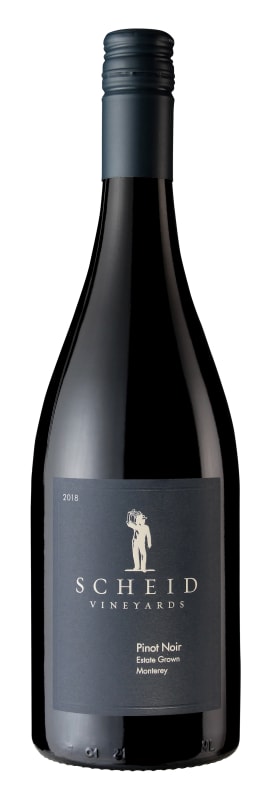 Scheid Vineyards Pinot Noir 2018 Front Bottle Shot