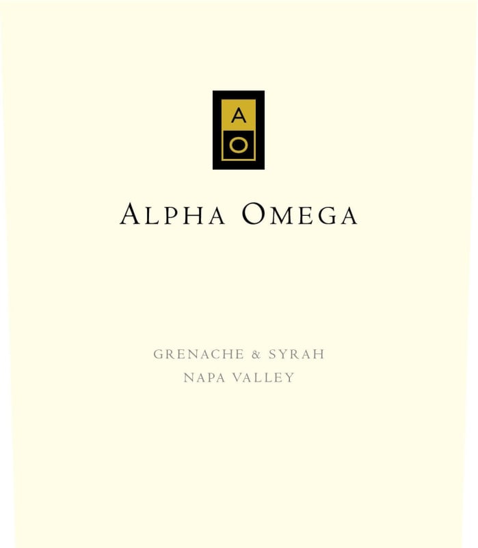 Alpha Omega Grenache & Syrah 2016 Front Label