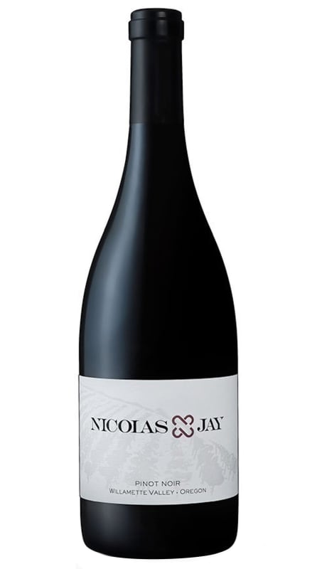 Nicolas-Jay Willamette Valley Pinot Noir 2022 Front Bottle Shot