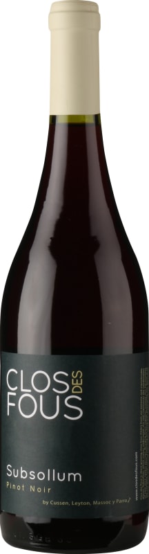 Clos des Fous Subsollum Pinot Noir 2020 Front Bottle Shot