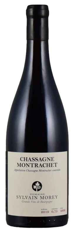 Domaine Sylvain Morey Chassagne-Montrachet Rouge 2018 Front Bottle Shot