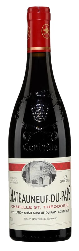 Chapelle St. Theodoric Chateauneuf-du-Pape Les Sablons 2023 Front Bottle Shot
