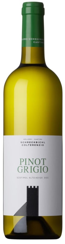 Colterenzio Pinot Grigio 2018 Front Bottle Shot