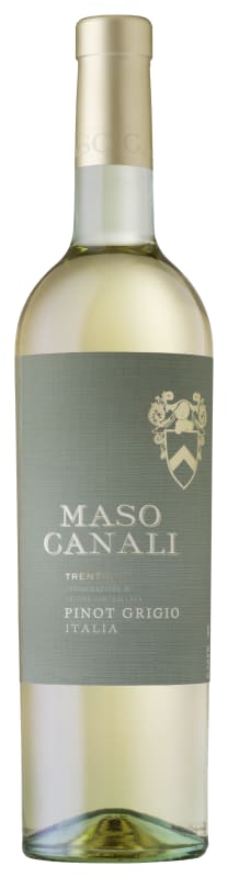 Maso Canali Pinot Grigio 2023 Front Bottle Shot