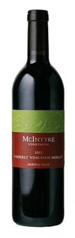 McIntyre Kimberly Vineyards Merlot 2014 Front Bottle Shot