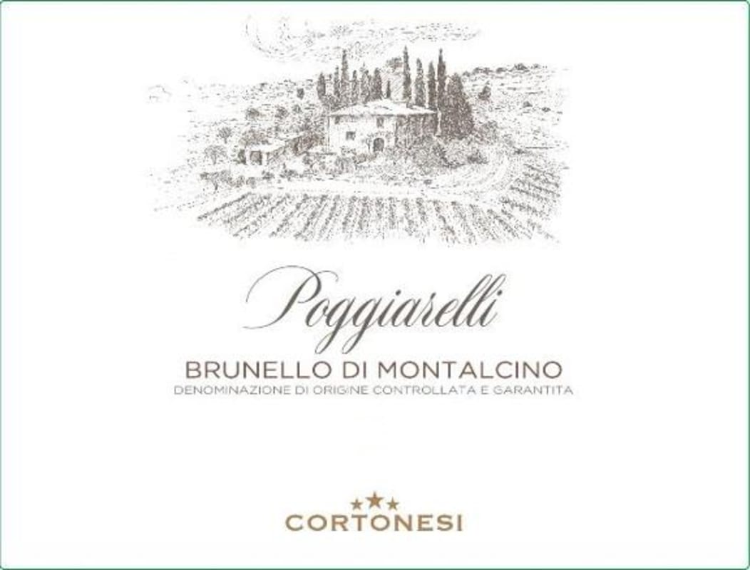 Cortonesi Poggiarelli Brunello di Montalcino 2013 Front Label