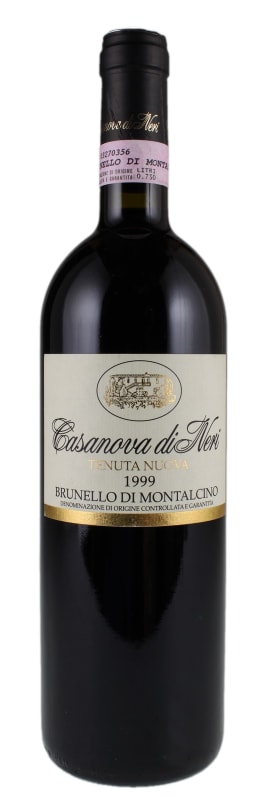 Casanova di Neri Brunello di Montalcino Tenuta Nuova 1999 Front Bottle Shot