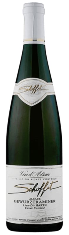 Domaine Schoffit Harth Cuvee Caroline Gewurztraminer 2022 Front Bottle Shot