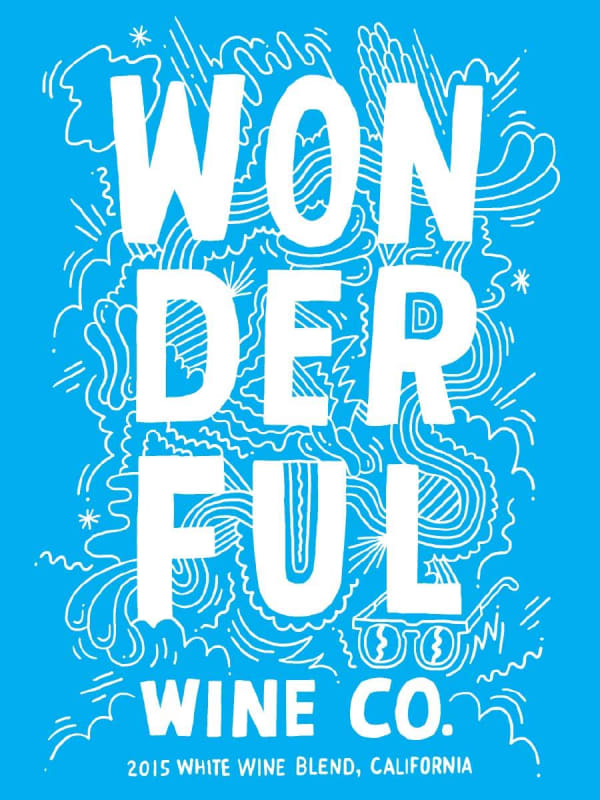 Winc Wonderful Wine Co. White Wine Blend 2015 Front Label