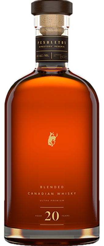 Pendleton 20 Year Directors' Reserve Canadian Whisky Front Bottle Shot