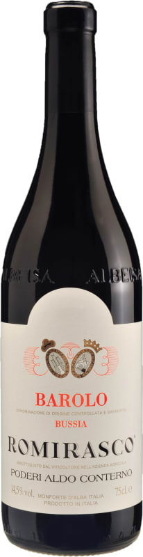 Aldo Conterno Romirasco Barolo 2021 Front Bottle Shot