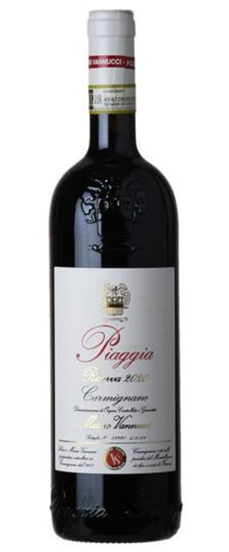 Piaggia Carmignano Riserva 2020 Front Bottle Shot
