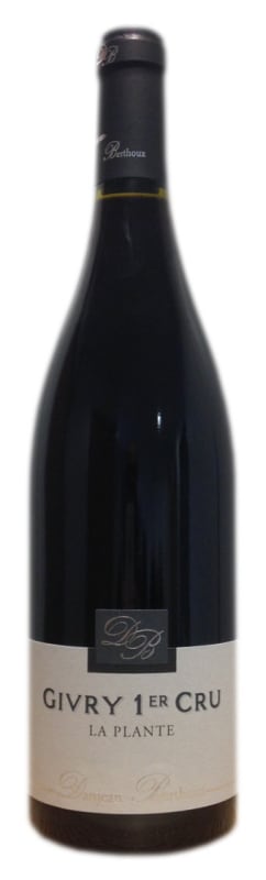 Danjean-Berthoux Givry La Plante Premier Cru Rouge 2020 Front Bottle Shot