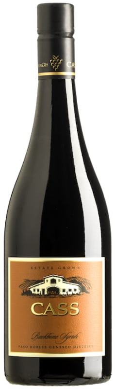 Cass Winery Backbone Syrah 2023 Front Bottle Shot