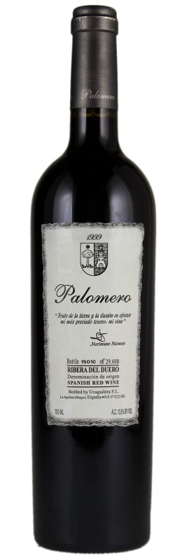 Bodegas Uvaguilera Aguilera Palomero 1999 Front Bottle Shot