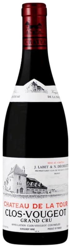 Chateau de la Tour Clos Vougeot Grand Cru 2005 Front Bottle Shot