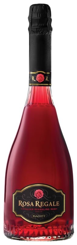 Banfi Rosa Regale Brachetto Sparkling Red 2023 Front Bottle Shot