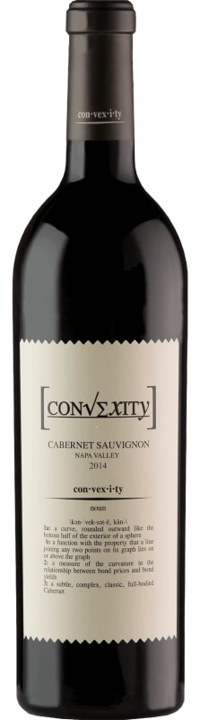 Convexity Cabernet Sauvignon 2014 Front Bottle Shot