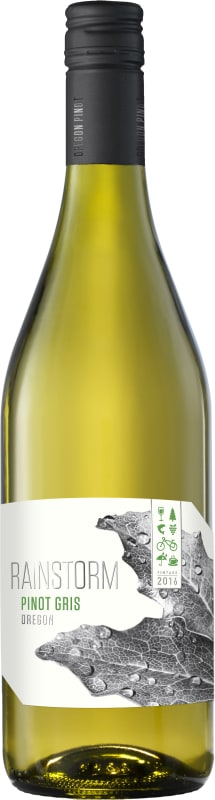 Rainstorm Pinot Gris 2016 Front Bottle Shot