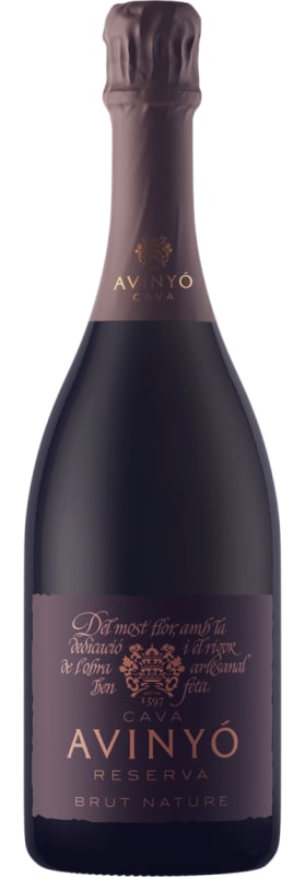 Avinyo Reserva Brut Nature Cava 2015 Front Bottle Shot