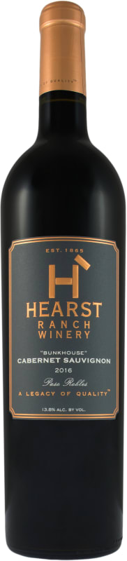 Hearst Ranch Bunkhouse Cabernet Sauvignon 2016 Front Bottle Shot